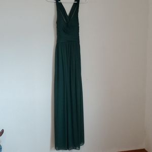 Long Mesh Bridesmaids dress